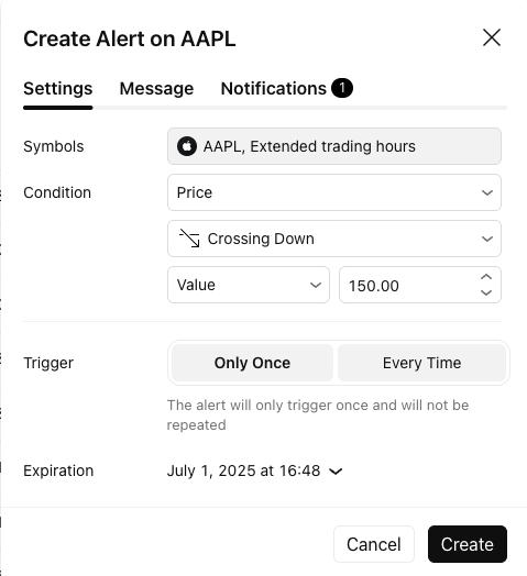 Step 4: Webhook and message box